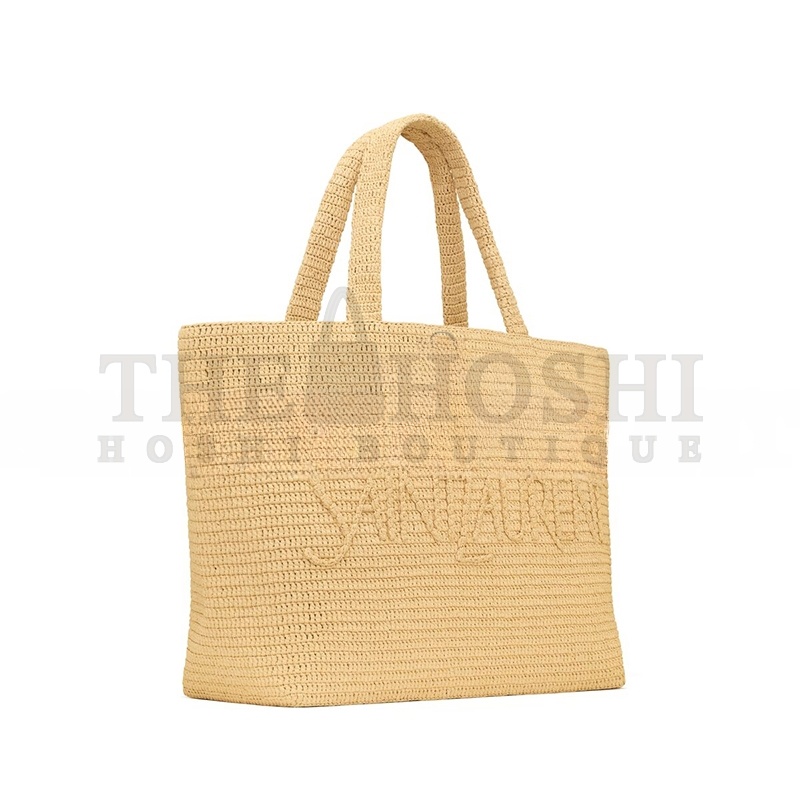 Y51 Sa1nt Lau*nt TOTE IN RAFFIA 776763GAAEL2063 (54*35*18cm) Master Quality